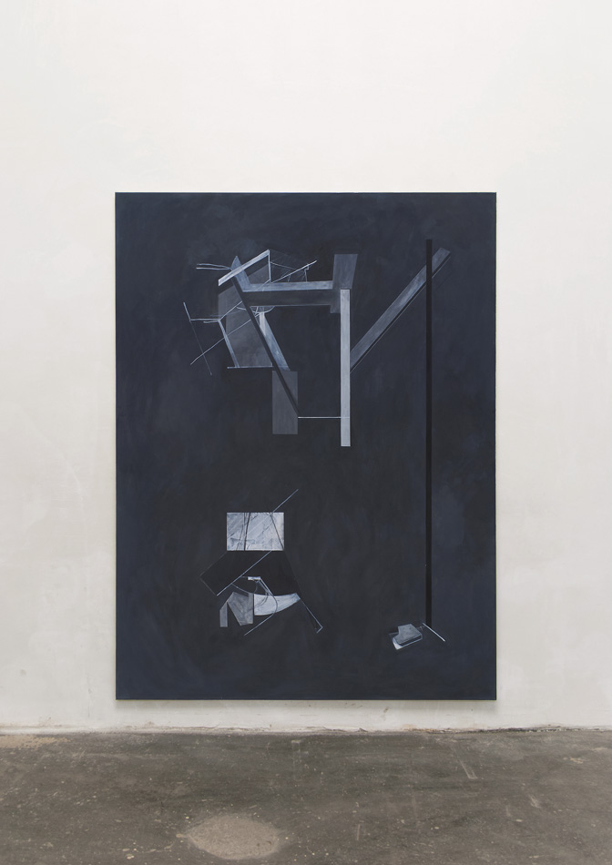 Ute Mller, Painting, Installation view, Magazin Vienna