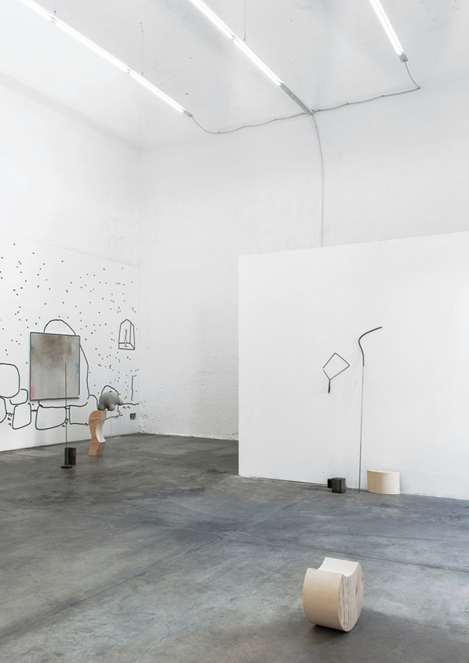 Ute Mller, Installation view, Galleria Collicaligreggi Catania