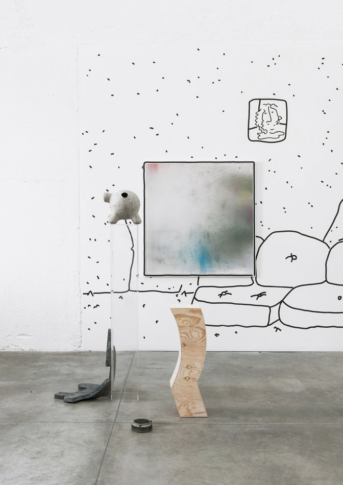 Ute Mller, Installation view, Galleria Collicaligreggi Catania