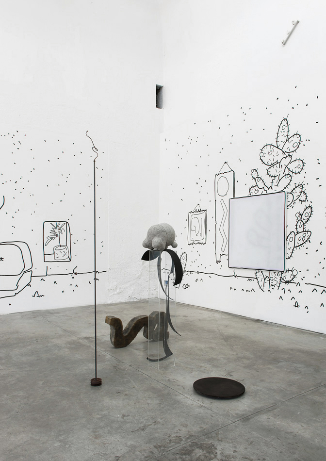 Ute Mller, Installation view, Galleria Collicaligreggi Catania